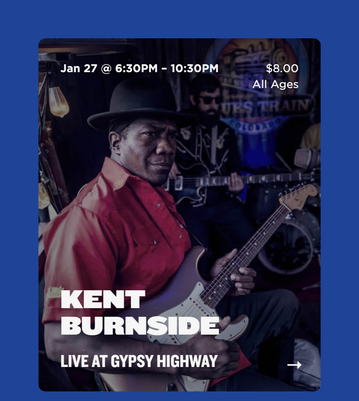 Kent Burnside Live at Gypsy Highway.